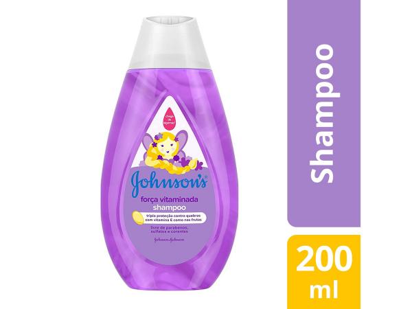 Shampoo Infantil Johnsons Baby - Força Vitaminada 200ml