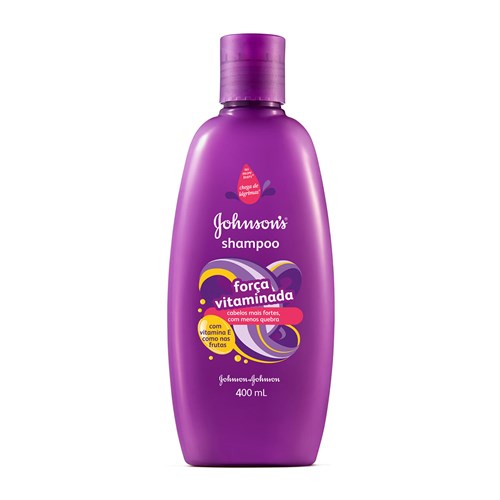 Shampoo Infantil Johnson's Baby Força Vitaminada 400Ml
