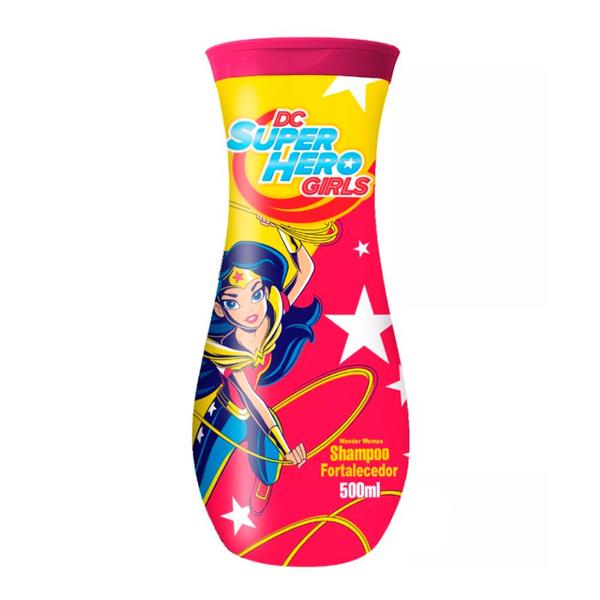 Shampoo Infantil Super Hero Girls Wonder Woman Fortalecedor 500ml - Nutriex