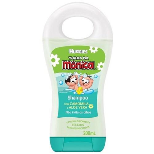 Shampoo Infantil Turma da Mônica Camomila Huggies 200Ml