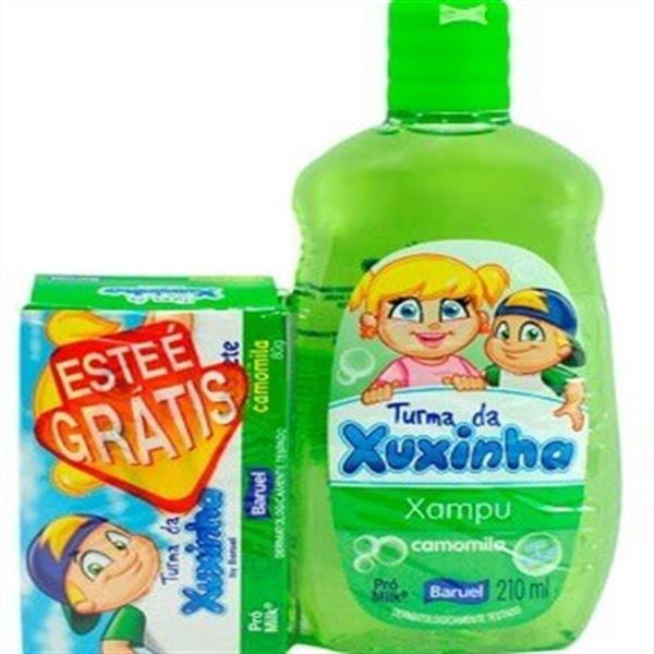 Shampoo Infantil Turma da Xuxinha 210ml Camomila - Sem Marca