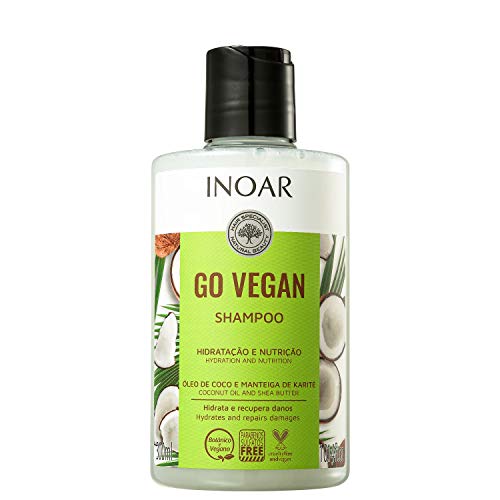 Shampoo Inoar Go Vegan Hidratação e Nutrição -300ml
