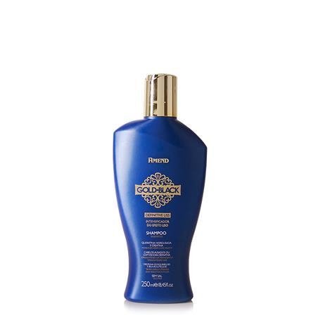 Shampoo Intensificador do Efeito Liso Definitive Liss Gold Black Amend...