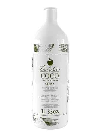 Shampoo Isotônico Restaurador Cocada Capilar 1lt Terra Coco