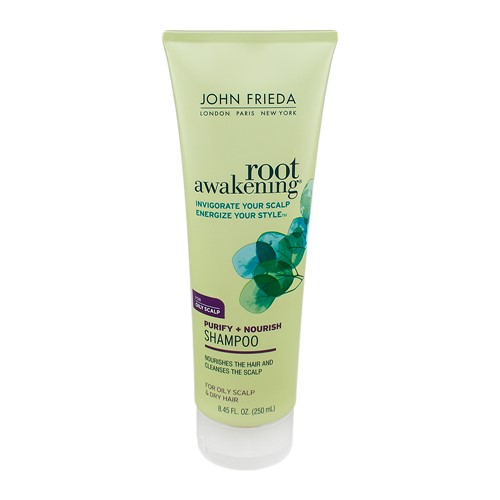 Shampoo John Frieda Root Awakening Purify + Nourish com 250ml