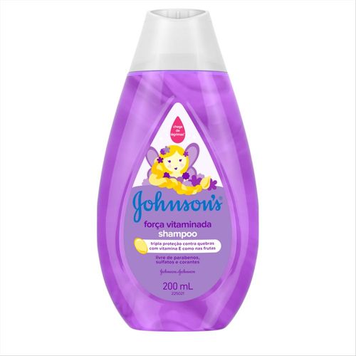 Shampoo Johnsons Baby Força Vitaminada 200ml