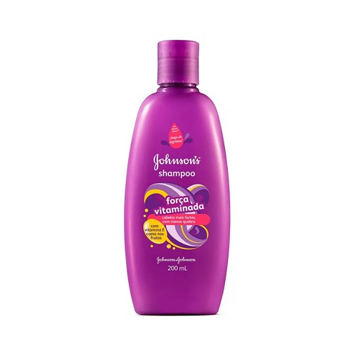 Shampoo Johnson's Baby Força Vitaminada - 200ml