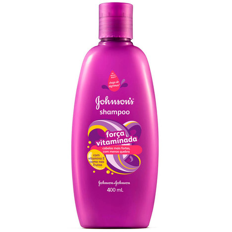 Shampoo Johnsons Baby Força Vitaminada 400Ml
