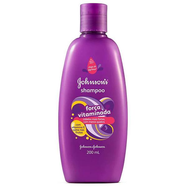 Shampoo Johnson's Baby Força Vitaminada com Vitamina e - Johnson Johnson