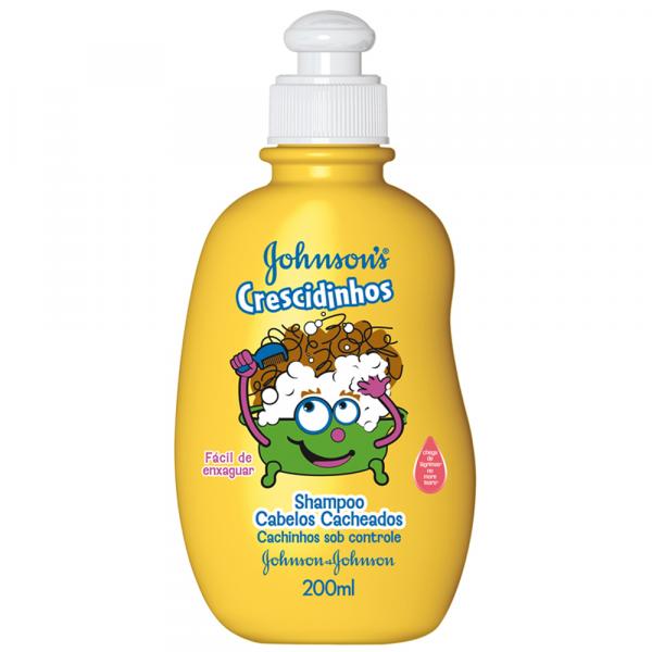 Shampoo Johnsons Crescidinhos Cabelos Cacheados - 200 Ml - Johnson e Johnson