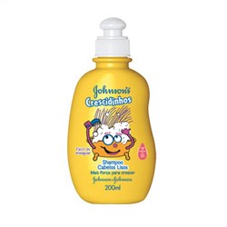 Shampoo Johnsons Crescidinhos Lisos 200ml - Johnsons