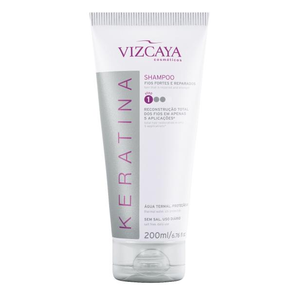 Shampoo Keratina 200ml Vizcaya