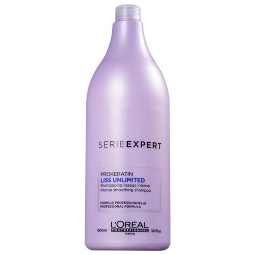 Shampoo L`Oréal Liss Unlimited Prokeratin 1,5 Lt
