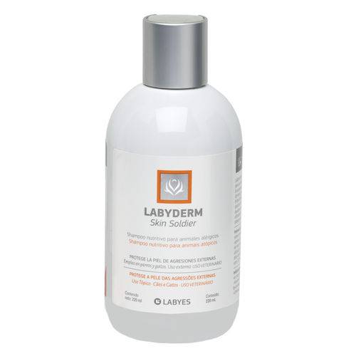 Shampoo Labyes Labyderm Skin Soldier para Cães e Gatos - 220 ML