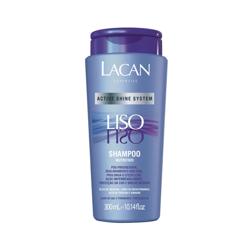Shampoo Lacan Liso Nutritivo 300ml