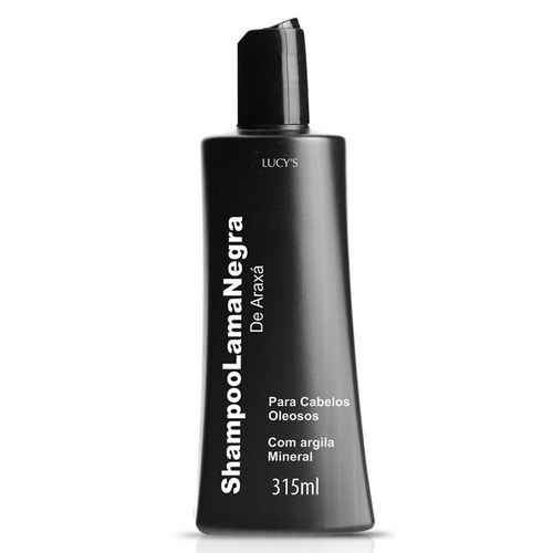 Shampoo Lama Negra de Araxá com Argila Mineral para Cabelos Oleosos Lucys 315 Ml