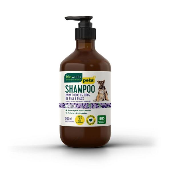 Shampoo Lavanda para Cães e Gatos 500ml - Biowash