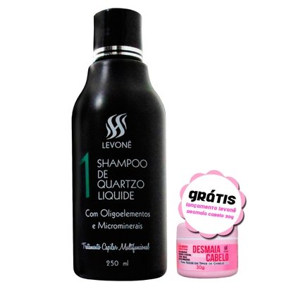 Shampoo Levonê de Quartzo Liquide Shampoo Limpeza