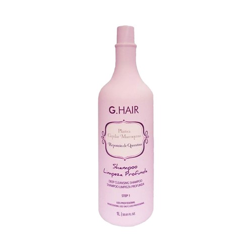 Shampoo Limpeza Profunda G. Hair Plástica Capilar Step 1 1000ml