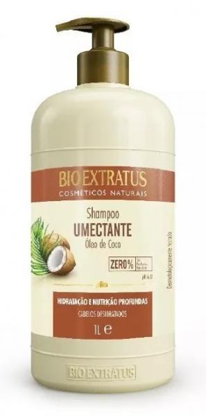 Shampoo Limpeza Umectante Óleo de Coco Bio Extratus 1 Litro