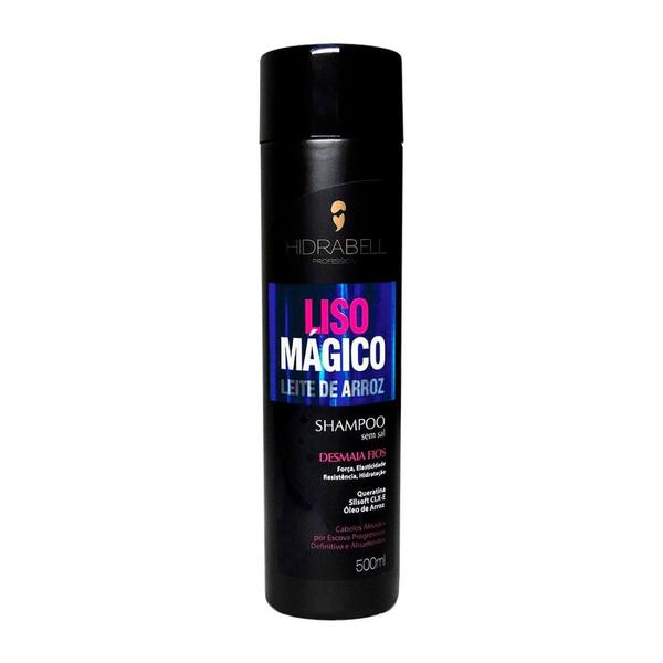 Shampoo Liso Mágico Leite de Arroz 500ml - Hidrabell