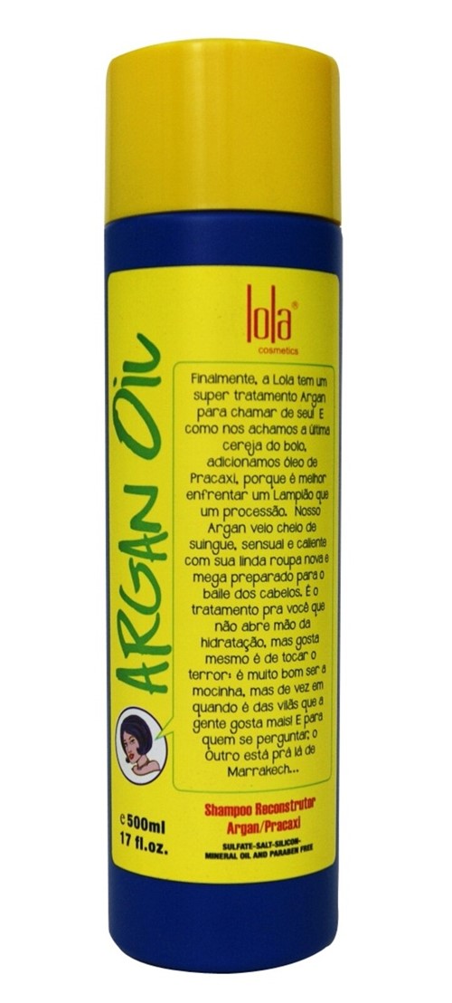 Shampoo Lola Reconstrutor Argan Oil/Pracaxi 500ml
