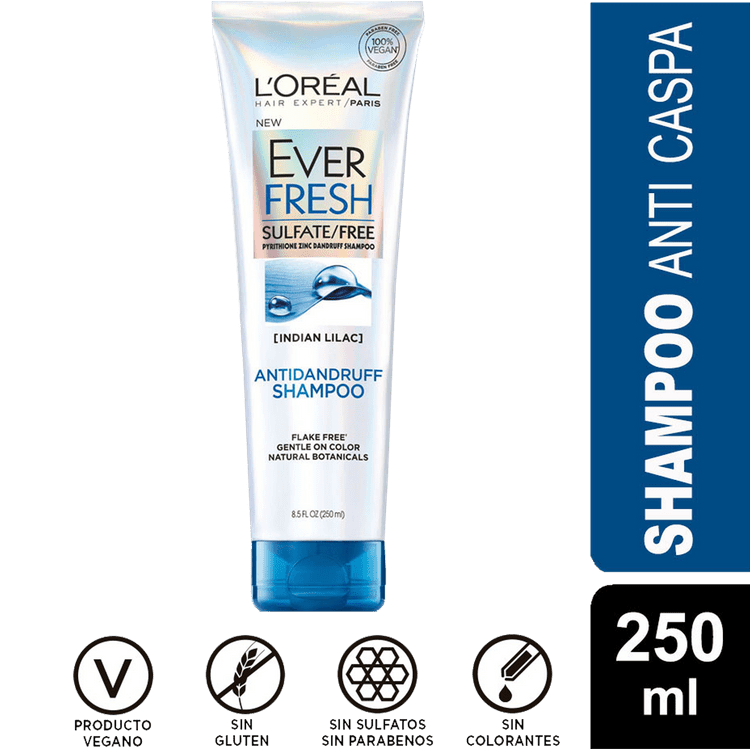 Shampoo Loreal 250 Ml, Expertise Everfresh Antidandruff
