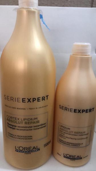 Shampoo Loreal Absolut Repair Cortex Lipidium 1,5L+ Condicionador Absolut Repair Lipidium 750ml - Senscience