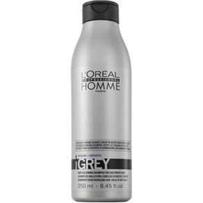Shampoo Loréal Homme Grey - 250 Ml