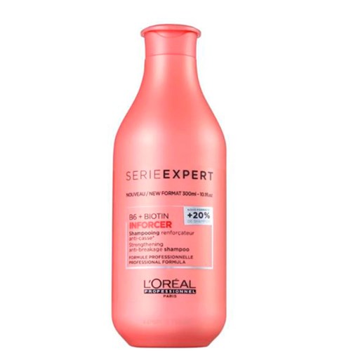 Shampoo L'oréal Inforcer B6 + Biotin - 300Ml