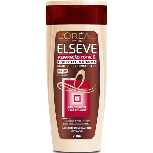 Shampoo Loréal Paris Elséve Reparação Total 5 Química 200 Ml - Elseve