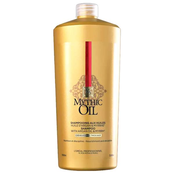 Shampoo Loréal Professionnel Mythic Oil Cheveux Épais - 1Litro - Loréal Professionnel