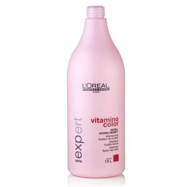 Shampoo Loréal Professionnel Vitamino Color 1500 Ml + Brinde Válvula Pump - Loreal