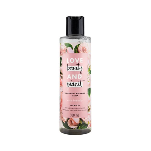 Shampoo Love Beauty & Planet Curls Intensify Manteiga de Murumuru e Rosa 300Ml