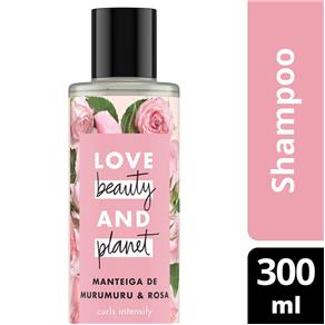 Shampoo Love Beauty & Planet Manteiga de Murumuru & Rosa - 300 Ml