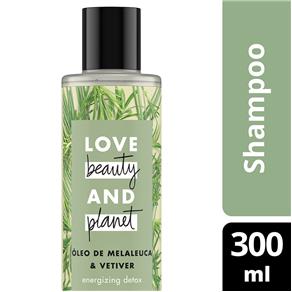 Shampoo Love Beauty & Planet Óleo de Melaleuca & Vetiver - 300 Ml