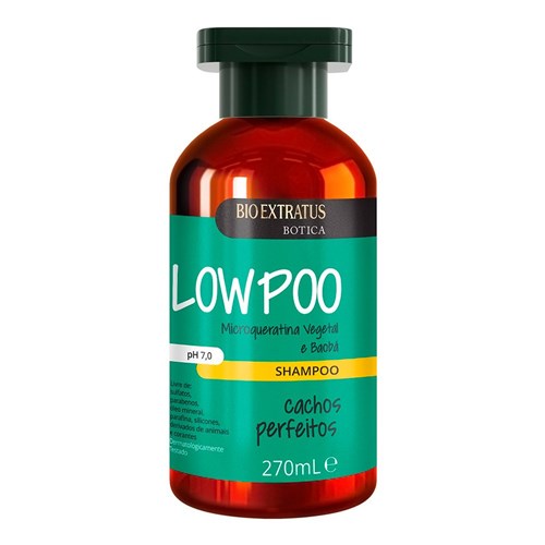 Shampoo Low Poo Cachos Limpeza Suave 270 Ml - Bio Extratus