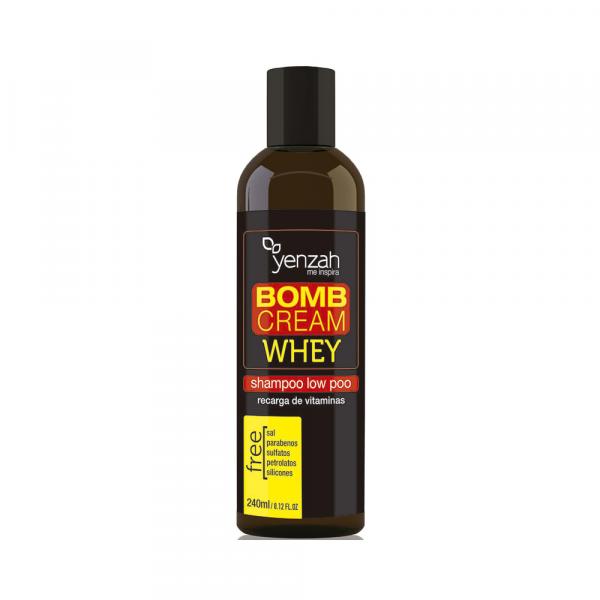 Shampoo Low Poo Recarga de Vitaminas Whey Bomb Cream 240ml - Yenzah
