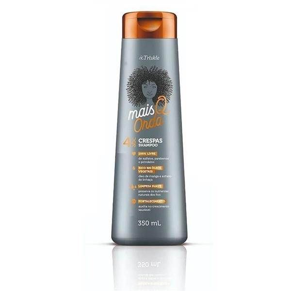 Shampoo Mais Q Onda Crespas 350ml - Triskle Cosméticos