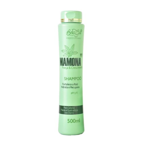 Shampoo Mamona Força & Crescimento Linha Bela Gui 500g