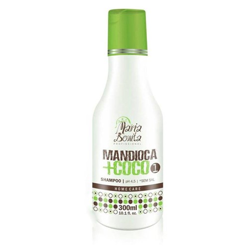 Shampoo Maria Bonita Mandioca + Coco 300Ml