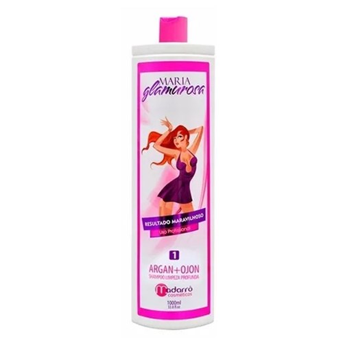 Shampoo Maria Glamurosa Argan+Ojon 1000Ml