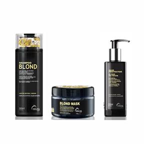 Shampoo Máscara e Hair Protector Leave-In Truss Herchcovitch ; Alexandre Blond