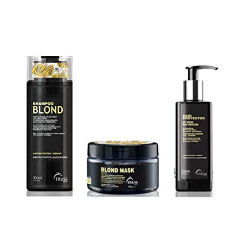 Shampoo Máscara e Hair Protector Leave-in Truss Herchcovitch ; Alexandre Blond