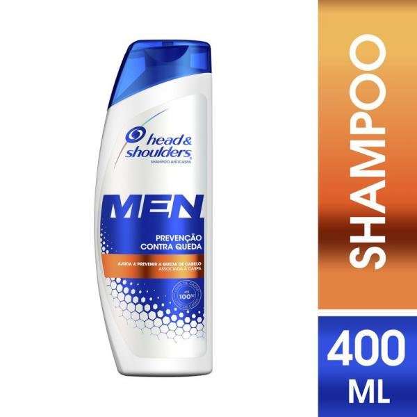 Shampoo Masculino Head Shoulders Anticaspa Prevenção Contra Queda - 400mL