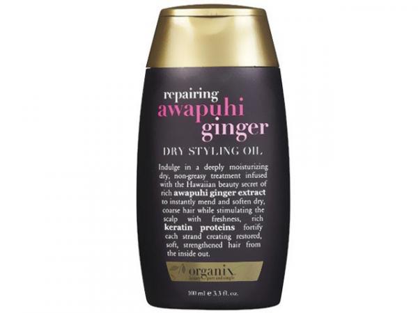 Shampoo Masculino Lavagem a Seco Awapuhi Ginger - Dry Styling Oil 100ml - Organix