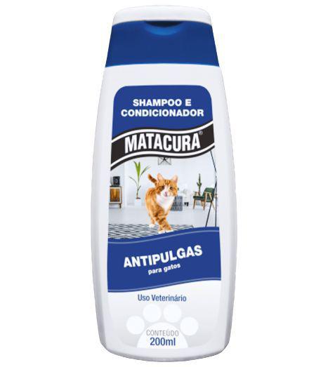 Shampoo Matacura Antipulgas para Gatos 200 Ml