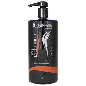 Shampoo Matizador Key Platinum 1 Litro - Ocean Hair