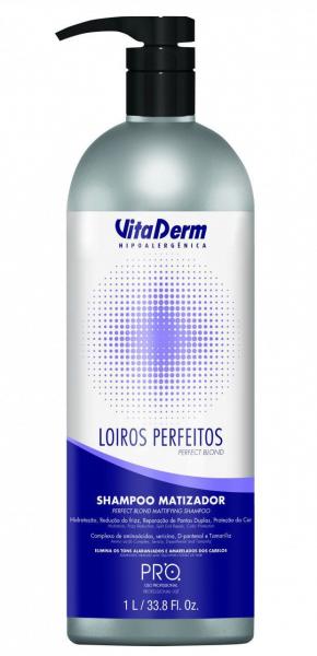Shampoo Matizador Loiros Perfeitos Vita Derm 1L