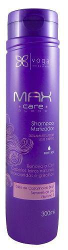 Shampoo Matizador Max Care Blond Voga Cosméticos 300ml